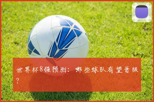 世界杯8强预测:哪些球队有望晋级?