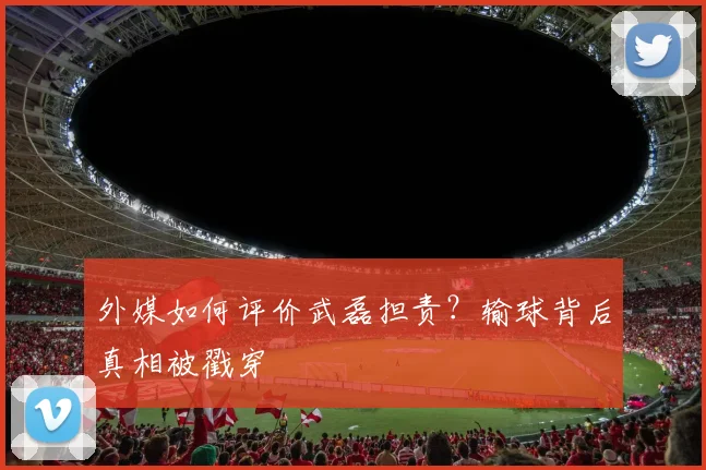 外媒如何评价武磊担责？输球背后真相被戳穿